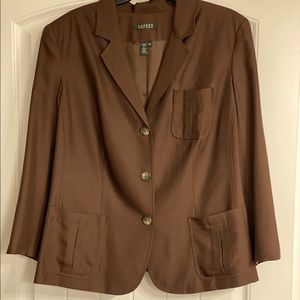 Ralph Lauren Brown Blazer sz 18W